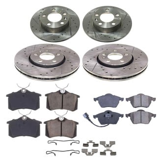 Callahan Brake Parts® - Drilled and Slotted Brake Kit