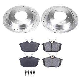 Callahan Brake Parts® - Drilled and Slotted Rear Brake Kit