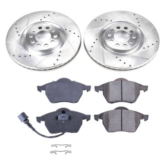 Callahan Brake Parts® - Drilled and Slotted Front Brake Kit