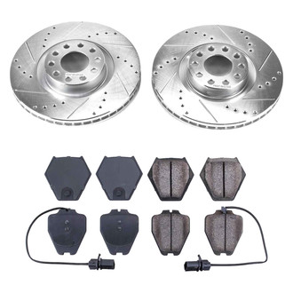 Callahan Brake Parts® - Drilled and Slotted Front Brake Kit