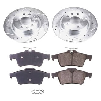 Callahan Brake Parts® - Drilled and Slotted Rear Brake Kit