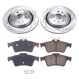 Callahan Brake Parts® - Drilled and Slotted Rear Brake Kit
