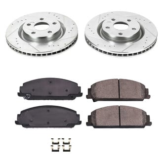 Callahan Brake Parts® - Drilled and Slotted Front Brake Kit