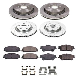 Callahan Brake Parts® - Drilled & Slotted Brake Kit
