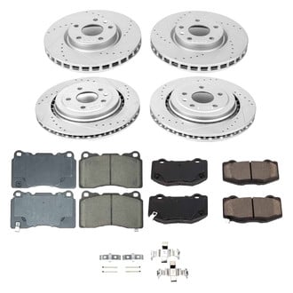 Callahan Brake Parts® - Drilled and Slotted Brake Kit