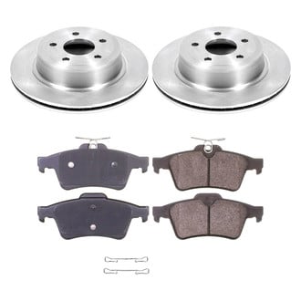 Callahan Brake Parts® - Plain Rear Brake Kit