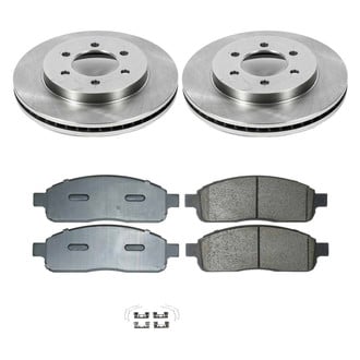 Callahan Brake Parts® - Plain Front Brake Kit