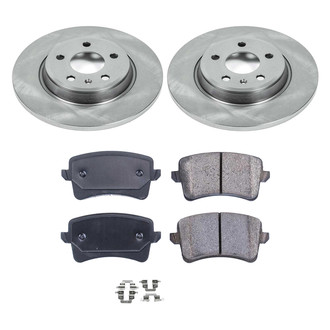 Callahan Brake Parts® K017018 - Plain Rear Brake Kit