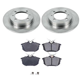 Callahan Brake Parts® - Plain Rear Brake Kit