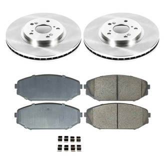 Callahan Brake Parts® - Plain Front Brake Kit