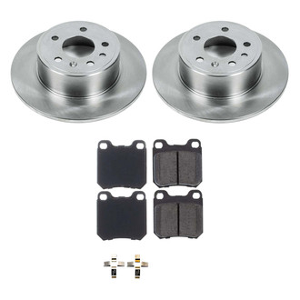 Callahan Brake Parts® - Plain Rear Brake Kit