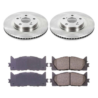 Callahan Brake Parts® - Plain Front Brake Kit