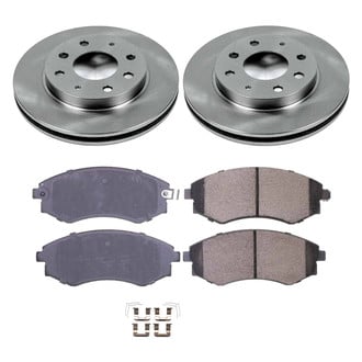 Callahan Brake Parts® - Plain Front Brake Kit