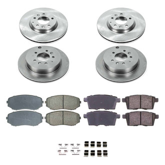 Callahan Brake Parts® - Plain Brake Kit