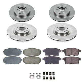 Callahan Brake Parts® - Plain Brake Kit