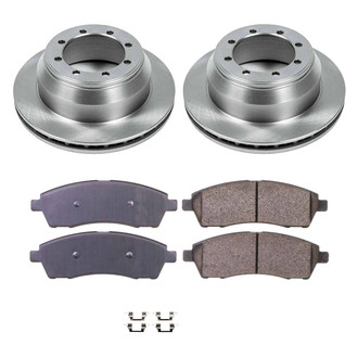 Callahan Brake Parts® - Plain Rear Brake Kit