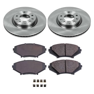 Callahan Brake Parts® - Plain Front Brake Kit