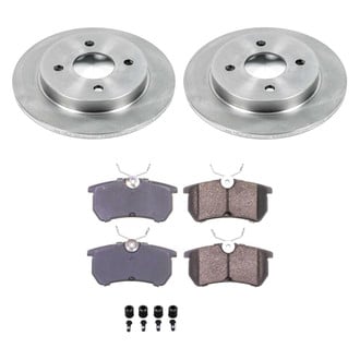 Callahan Brake Parts® - Plain Rear Brake Kit
