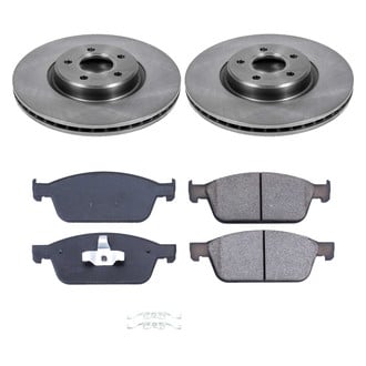 Callahan Brake Parts® - Plain Front Brake Kit