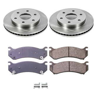 Callahan Brake Parts® - Plain Front Brake Kit