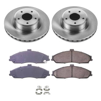 Callahan Brake Parts® - Plain Front Brake Kit