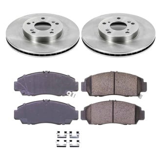Callahan Brake Parts® - Plain Front Brake Kit