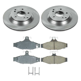 Callahan Brake Parts® - Plain Rear Brake Kit