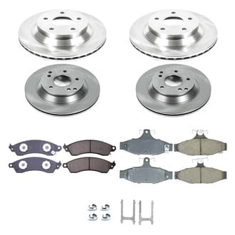 Callahan Brake Parts® - Plain Front and Rear Brake Kit