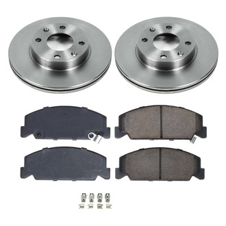 Callahan Brake Parts® - Plain Front Brake Kit