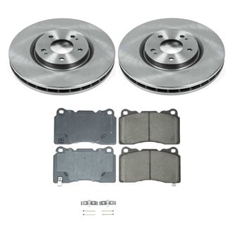 Callahan Brake Parts® - Plain Front Brake Kit