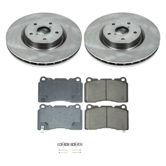 Callahan Brake Parts® - Plain Front Brake Kit