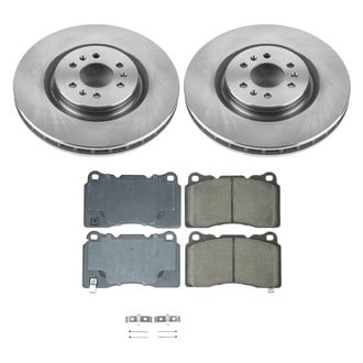 Callahan Brake Parts® - Plain Front Brake Kit