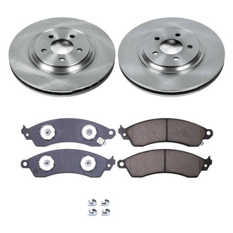 Callahan Brake Parts® - Plain Front Brake Kit