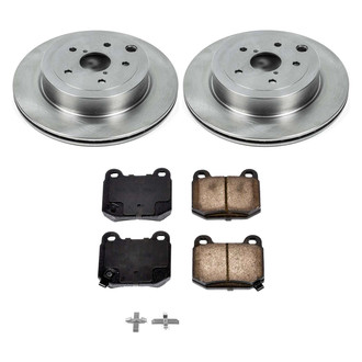 Callahan Brake Parts® - Plain Rear Brake Kit