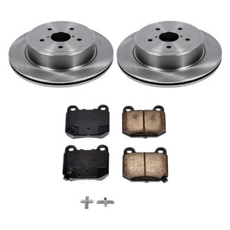 Callahan Brake Parts® - Plain Rear Brake Kit