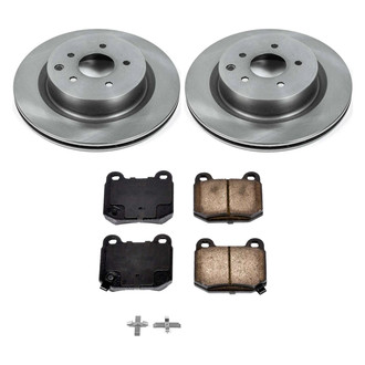 Callahan Brake Parts® - Plain Rear Brake Kit