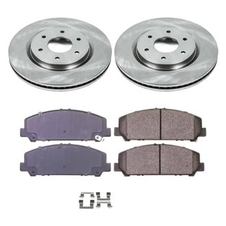 Callahan Brake Parts® - Plain Front Brake Kit