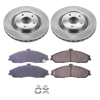 Callahan Brake Parts® - Plain Front Brake Kit