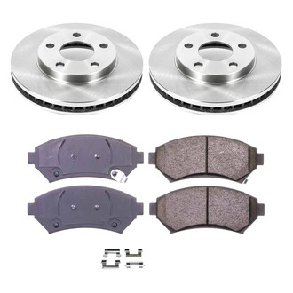 Callahan Brake Parts® - Plain Front Brake Kit