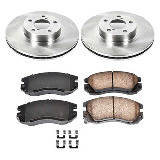 Callahan Brake Parts® - Plain Front Brake Kit