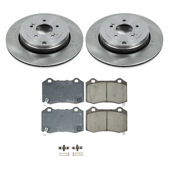 Callahan Brake Parts® - Plain Rear Brake Kit