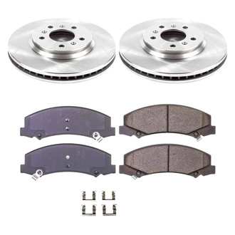 Callahan Brake Parts® - Plain Front Brake Kit
