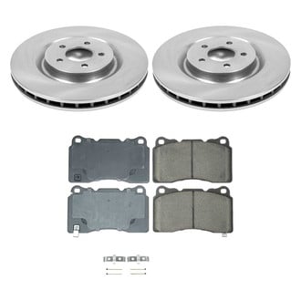 Callahan Brake Parts® - Plain Front Brake Kit