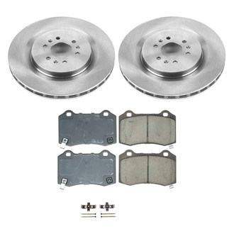 Callahan Brake Parts® - Plain Rear Brake Kit