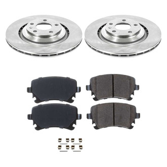 Callahan Brake Parts® - Plain Rear Brake Kit