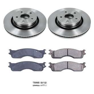 Callahan Brake Parts® - Plain Front Brake Kit