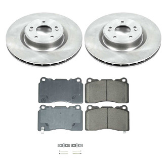 Callahan Brake Parts® - Plain Front Brake Kit