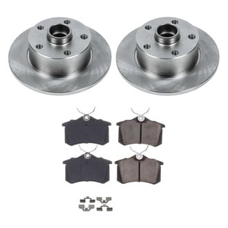 Callahan Brake Parts® - Plain Rear Brake Kit