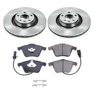 Callahan Brake Parts® - Plain Front Brake Kit