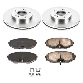 Callahan Brake Parts® - Plain Front Brake Kit